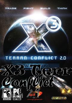 Box art for X3 Terran Conflict Patch 2.1