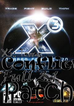 Box art for X3: Terran Conflict Full 2.1 Patch