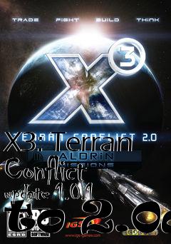 Box art for X3: Terran Conflict update 1.0.1 to 2.0a