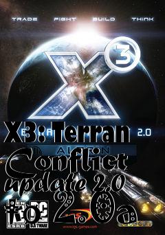 Box art for X3: Terran Conflict update 2.0 to 2.0a