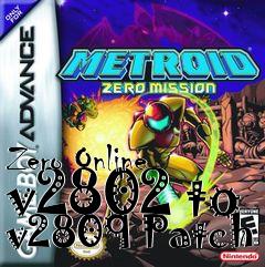 Box art for Zero Online v2802 to v2809 Patch