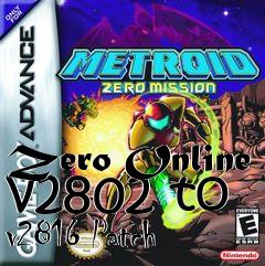 Box art for Zero Online v2802 to v2816 Patch