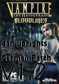 Box art for dan uprights Bloodlines German Patch v1.2