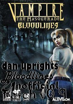 Box art for dan uprights Bloodlines Unofficial Patch v0.9