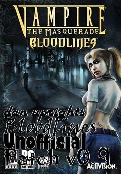 Box art for dan uprights Bloodlines Unofficial Patch v0.9