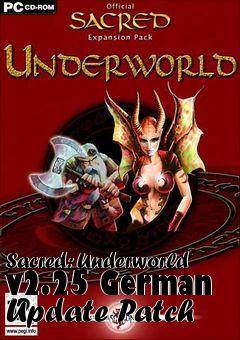 Box art for Sacred: Underworld v2.25 German Update Patch