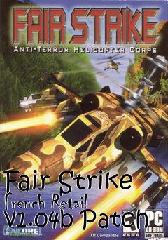 Box art for Fair Strike French Retail v1.04b Patch