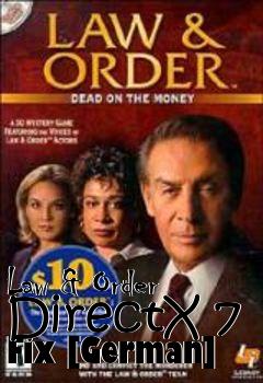 Box art for Law & Order DirectX 7 Fix [German]