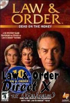 Box art for Law & Order Direct X 7 Fix (Italian)