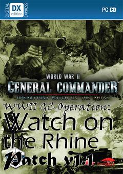 Box art for WWII GC Operation: Watch on the Rhine Patch v1.1