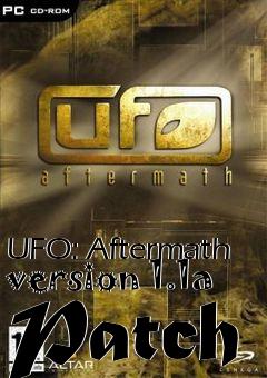 Box art for UFO: Aftermath version 1.1a Patch