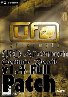 Box art for UFO: Aftermath German Retail v1.4 Full Patch