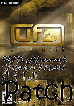 Box art for UFO: Aftermath German Retail v1.4 Full Patch