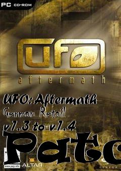 Box art for UFO: Aftermath German Retail v1.3 to v1.4 Patch