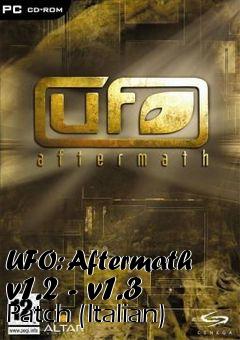 Box art for UFO: Aftermath v1.2 - v1.3 Patch (Italian)