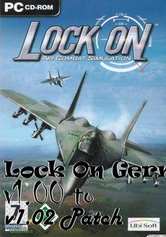 Box art for Lock On German v1.00 to v1.02 Patch