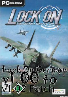 Box art for Lock On German v1.00 to v1.02 Patch