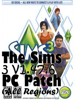Box art for The Sims 3 v1.47.6 PC Patch (All Regions)