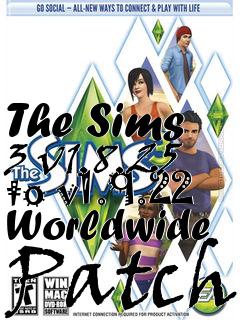 Box art for The Sims 3 v1.8.25 to v1.9.22 Worldwide Patch