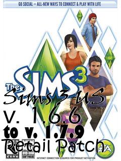Box art for Sims 3 US v. 1.6.6 to v. 1.7.9 Retail Patch