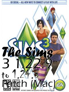 Box art for The Sims 3 1.22.9 to 1.24.3 Patch (Mac)
