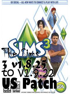 Box art for The Sims 3 v1.8.25 to v1.9.22 US Patch