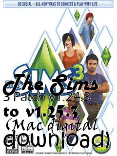 Box art for The Sims 3 Patch v1.24.3 to v1.25.3 (Mac digital download)