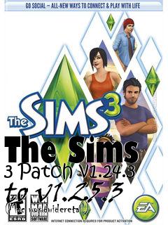 Box art for The Sims 3 Patch v1.24.3 to v1.25.3 (Mac worldwideretail)