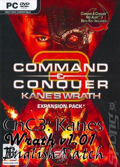 Box art for CnC3: Kanes Wrath v1.01 English Patch