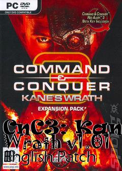 Box art for CnC3: Kanes Wrath v1.01 English Patch