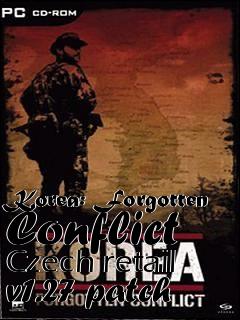 Box art for Korea: Forgotten Conflict Czech retail v1.27 patch