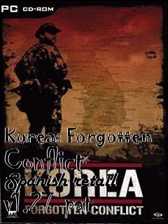 Box art for Korea: Forgotten Conflict Spanish retail v1.27 pat