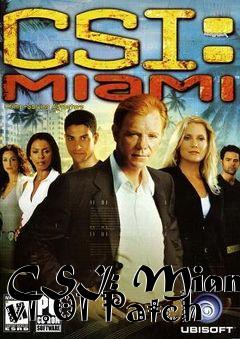 Box art for CSI: Miami v1.01 Patch