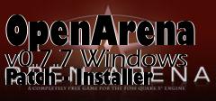 Box art for OpenArena v0.7.7 Windows Patch - Installer