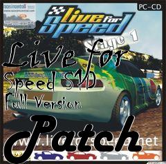 Box art for Live for Speed S1D Full Version Patch