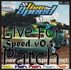 Box art for Live For Speed v0.3F Patch