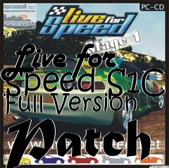 Box art for Live for Speed S1C Full Version Patch