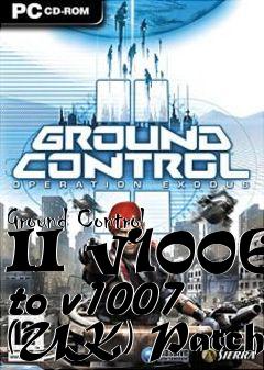 Box art for Ground Control II v1006 to v1007 (UK) Patch