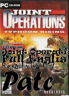 Box art for Joint Operations Full English Retail v1.2.0.7 Patc