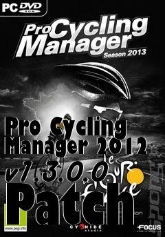 Box art for Pro Cycling Manager 2012 v1.3.0.0 Patch