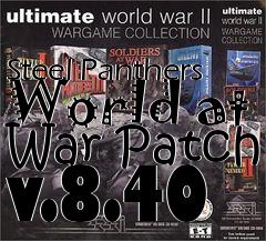 Box art for Steel Panthers World at War Patch v.8.40