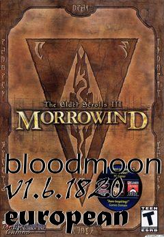 Box art for bloodmoon v1.6.1820 european