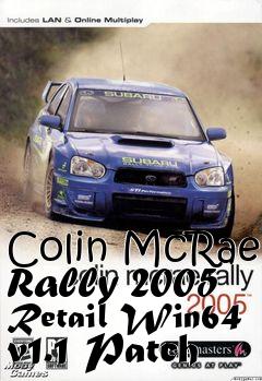 Box art for Colin McRae Rally 2005 Retail Win64 v1.1 Patch