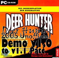 Box art for Deer Hunter 2005 Unofficial Demo v1.0 to v1.1 Patc