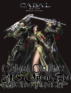 Box art for Cabal Online US Open Beta Client Patch