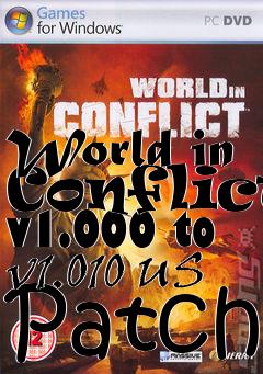 Box art for World in Conflict v1.000 to v1.010 US Patch