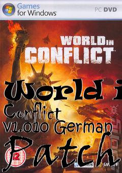 Box art for World in Conflict v1.010 German Patch