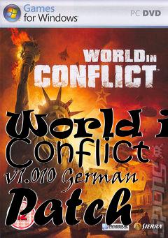 Box art for World in Conflict v1.010 German Patch