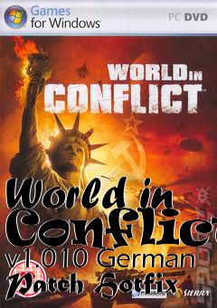 Box art for World in Conflict v1.010 German Patch Hotfix
