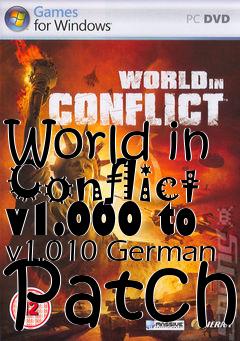 Box art for World in Conflict v1.000 to v1.010 German Patch